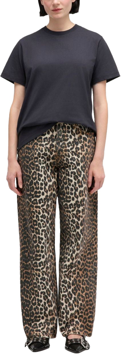 Ganni Jeans Brown Bruin