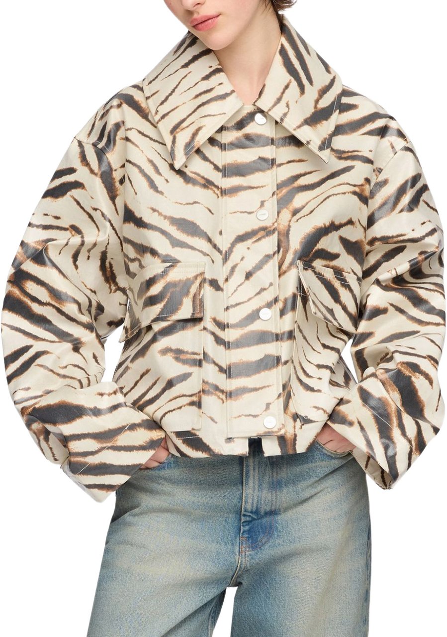 Ganni Jackets White Wit