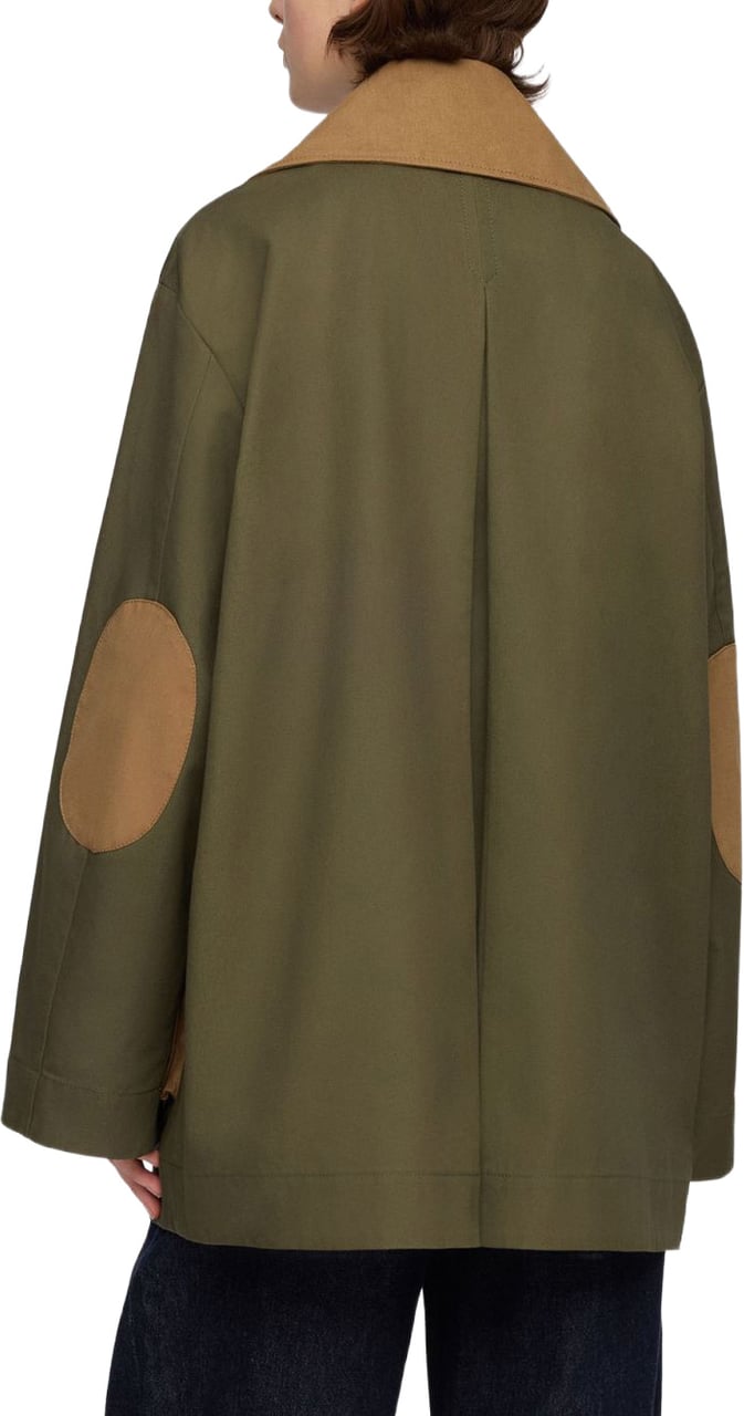 Ganni Jackets Army Green Donkergroen