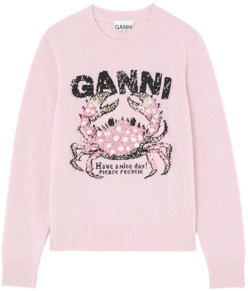 Ganni Sweaters Chalk Pink Roze