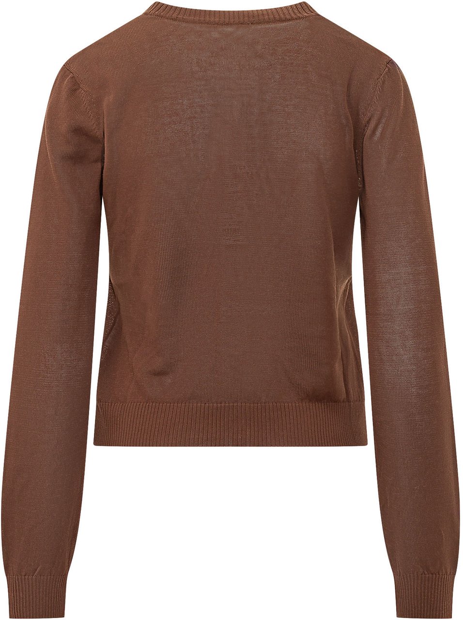 Ganni Cardigan Argyle con Bottoni Bruin