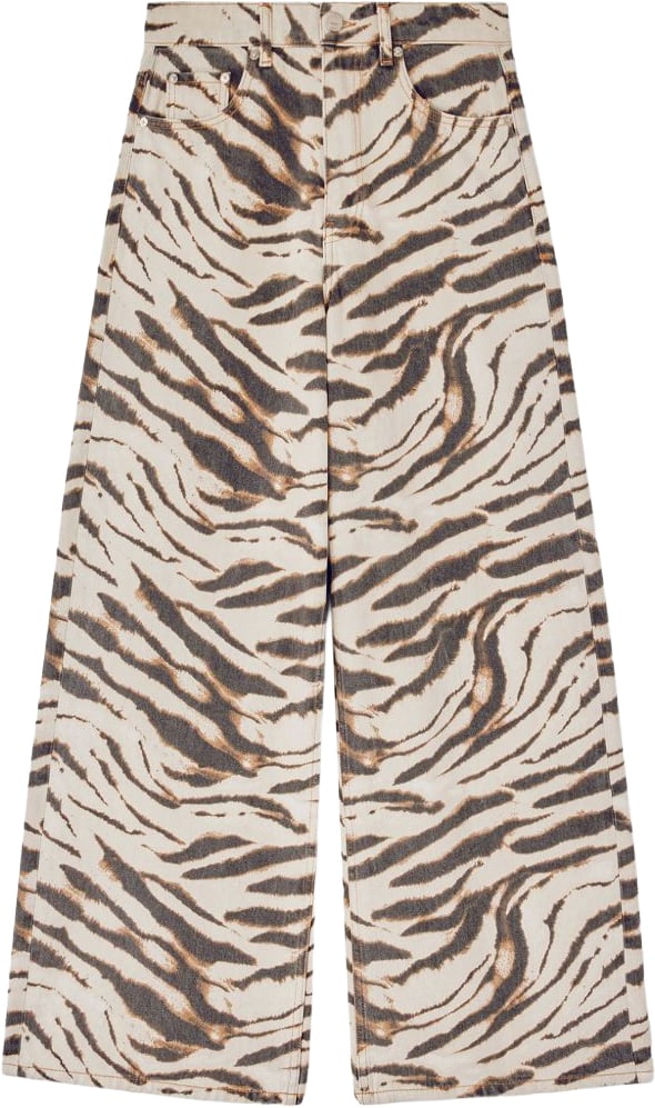 Ganni Jeans Beige Beige