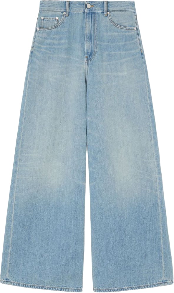 Ganni Jeans Light Blue Lichtblauw