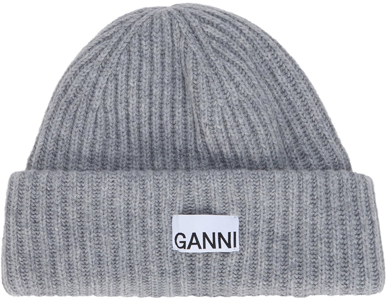 Ganni Hat in mixed wool Grijs