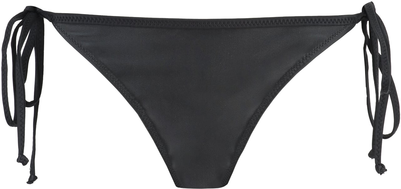 Ganni Tie side bikini hipster Zwart