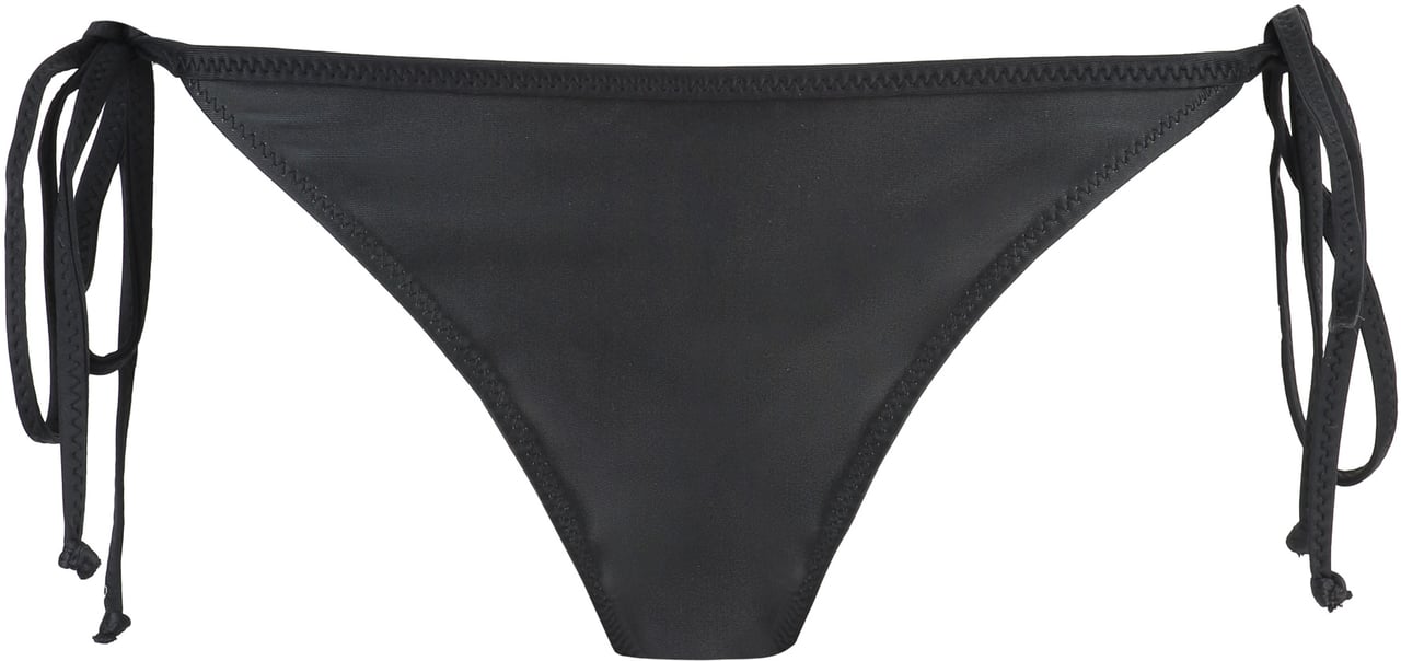 Ganni Tie side bikini hipster Zwart