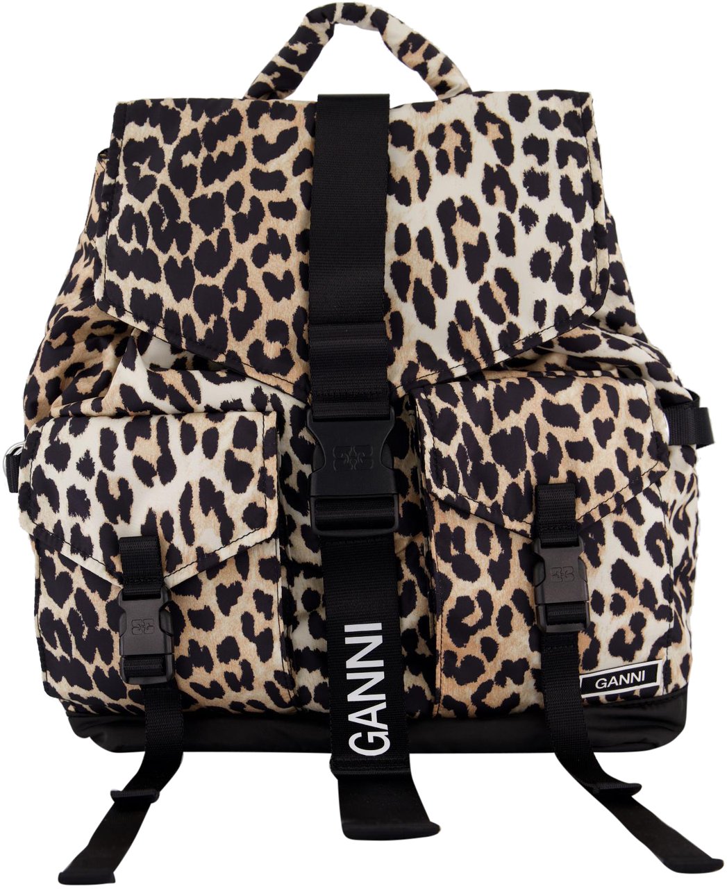 Ganni Dames Recycl Tech Backpack Beige