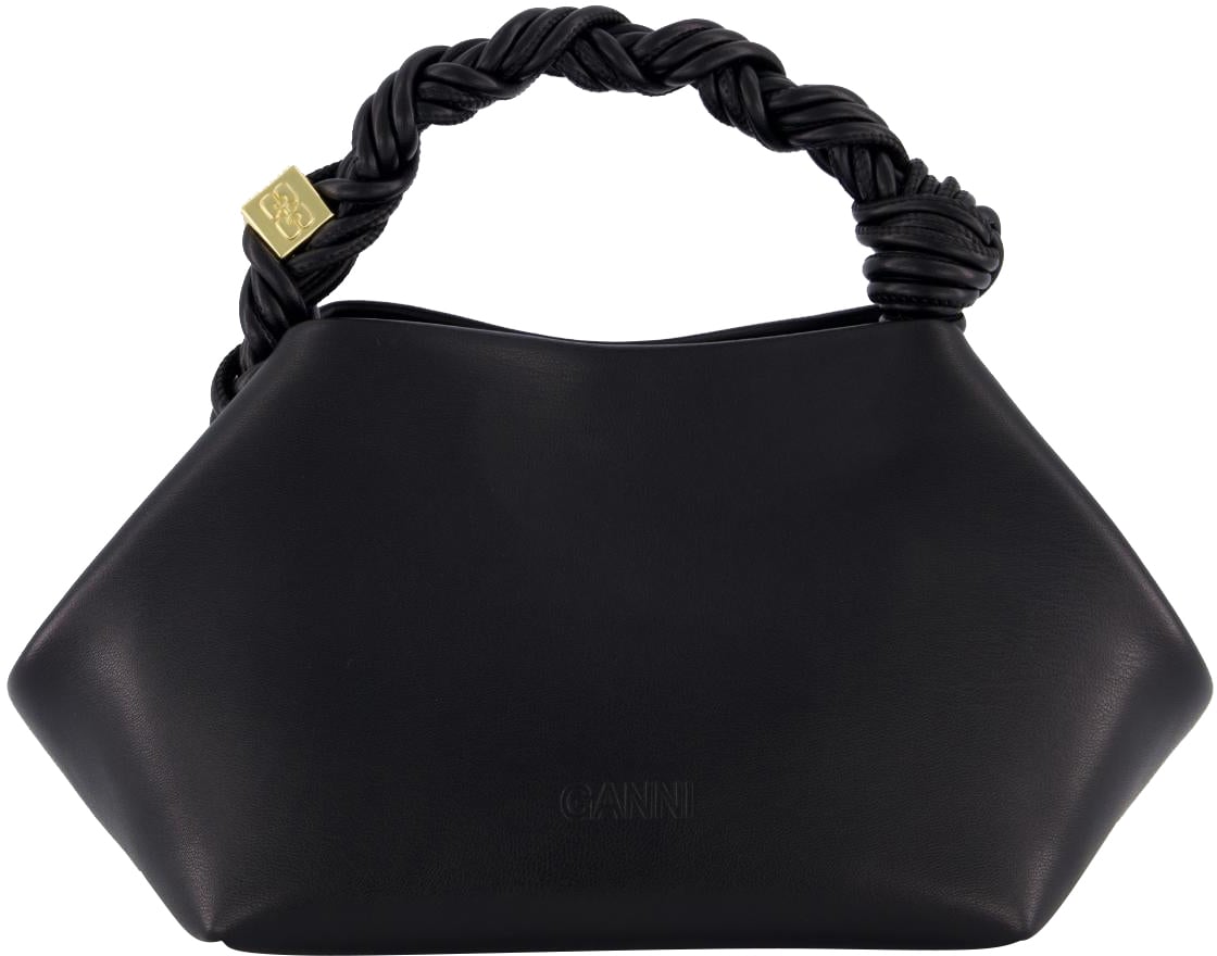 Ganni Dames Bou Bag Small Zwart Zwart