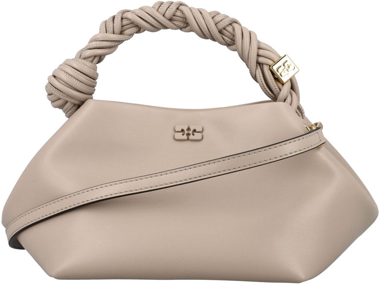 Ganni Bou Bag Small Oyster Wit