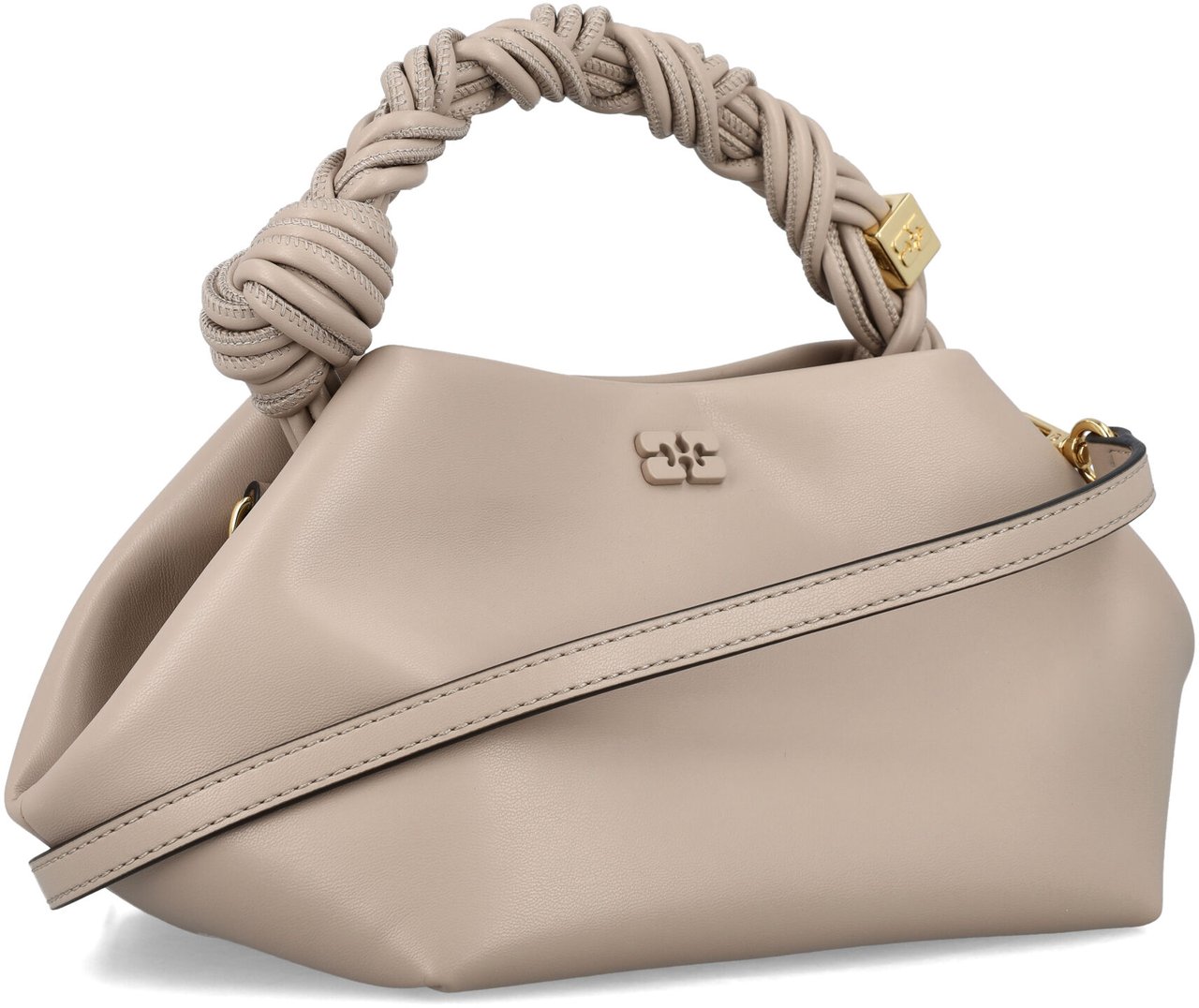 Ganni Bou Small Oyster Gray Taupe