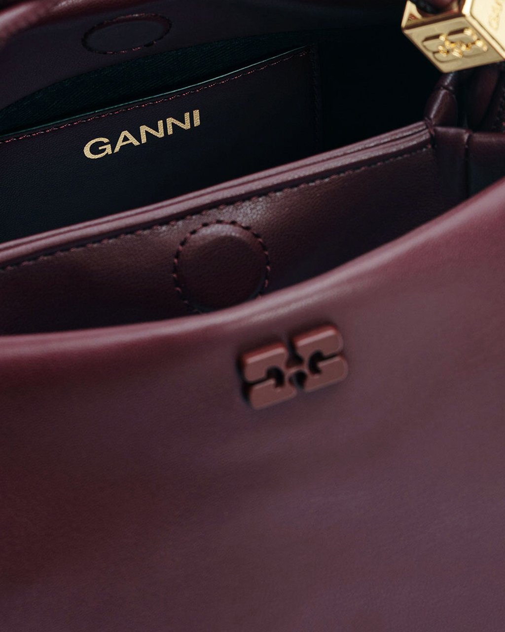 Ganni Bags Purple Paars