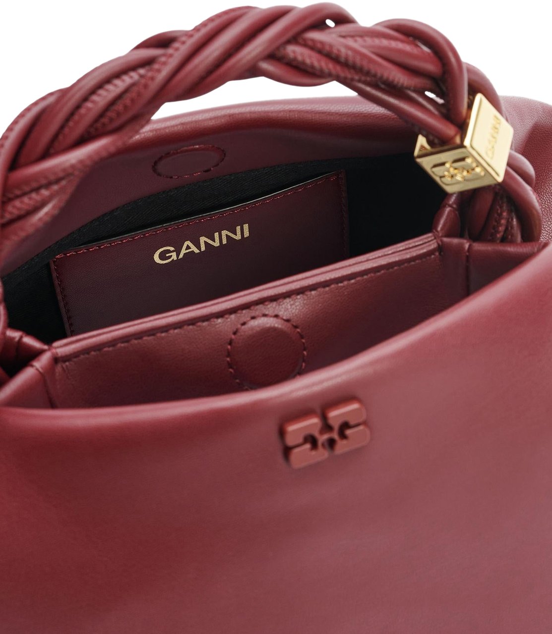 Ganni Dames Bou Bag Small Rood