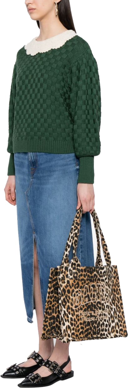 Ganni Bags Brown Bruin