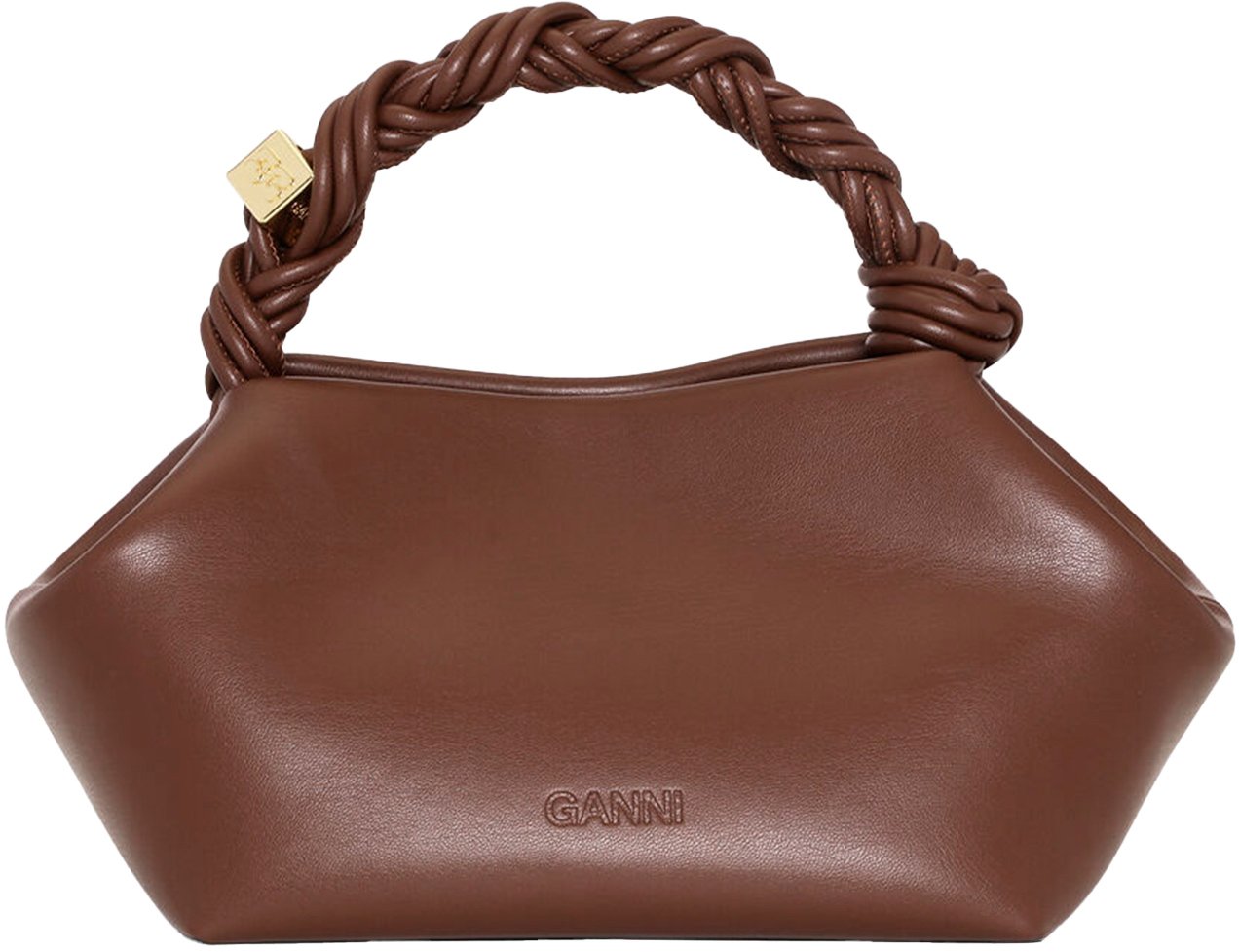 Ganni Bags Chocolate Fondant Bruin