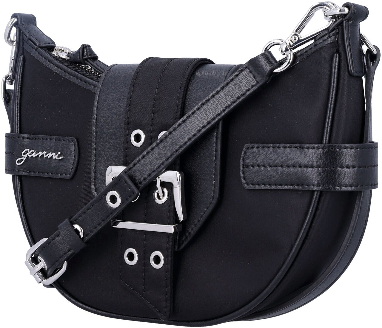 Ganni Bucky Bag Nero Zwart