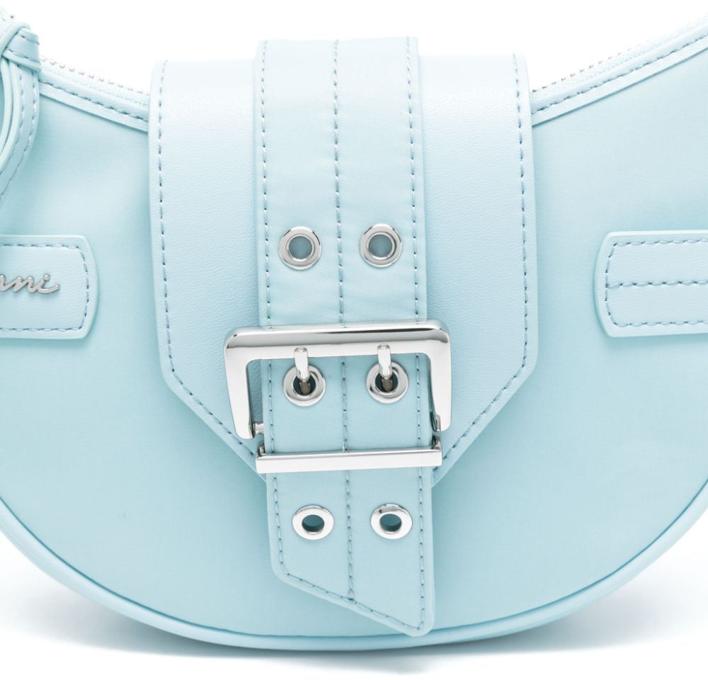 Ganni Bags Clear Blue Blauw