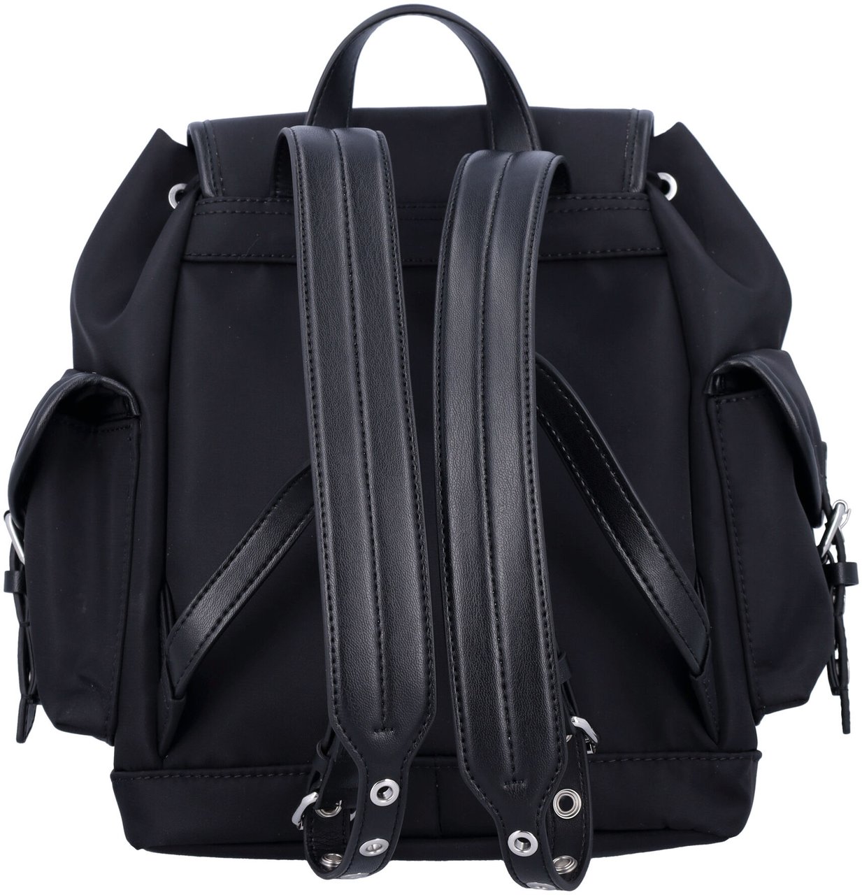 Ganni Bucky Backpack Small Nero Zwart