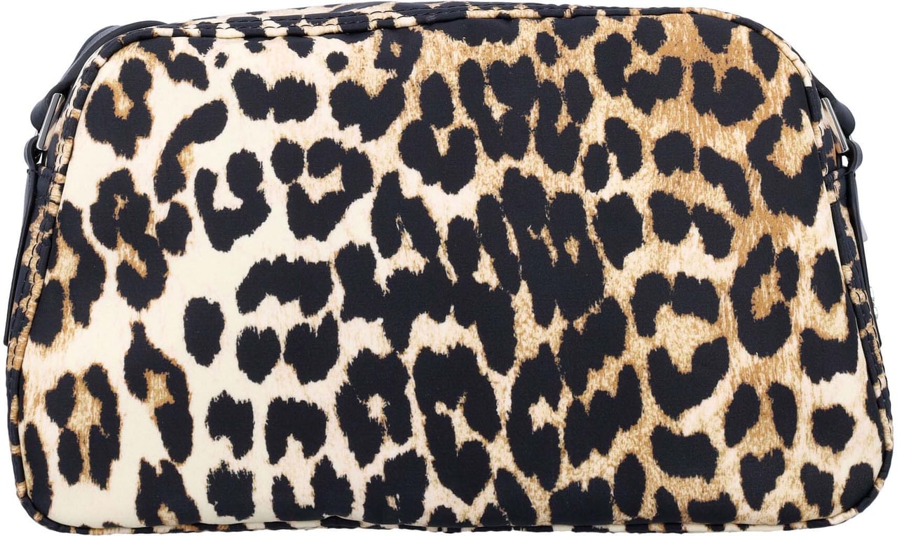 Ganni Bucky camera bag Dierenprint