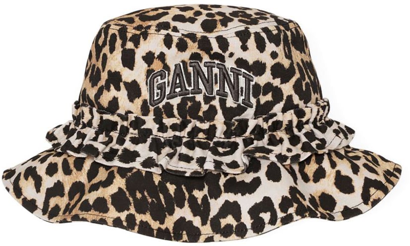Ganni Hats Brown Bruin