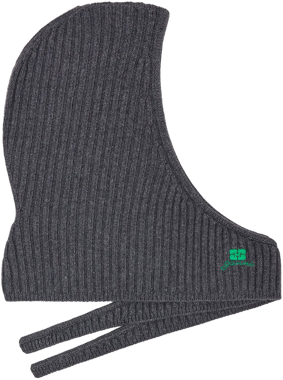 Ganni Hats Charcoal Grey Grijs