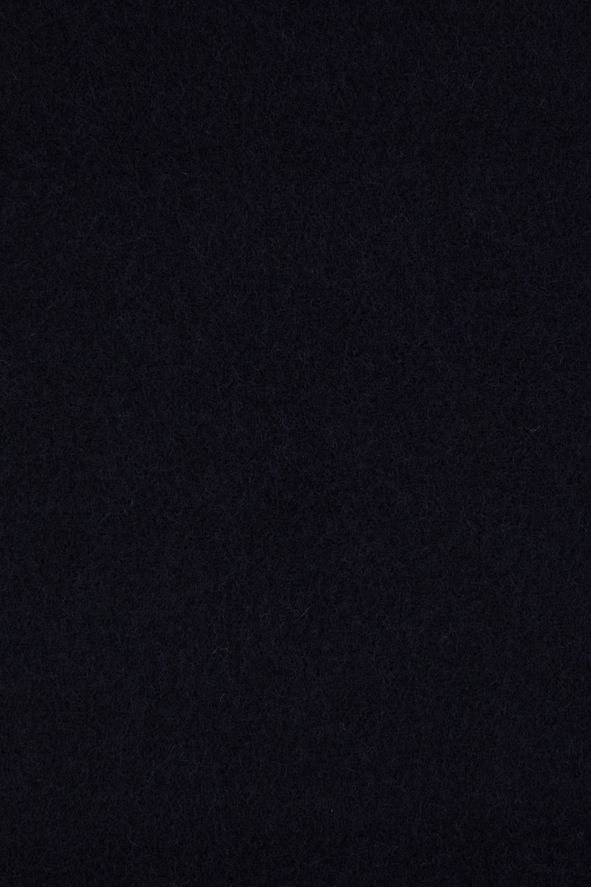Ganni Ganni Midnight blue wool scarf Blauw