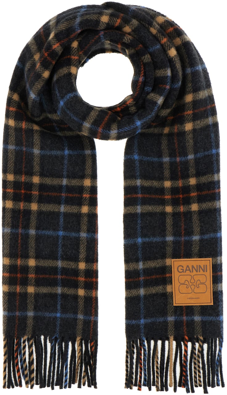 Ganni Ganni Multicolor wool scarf Divers