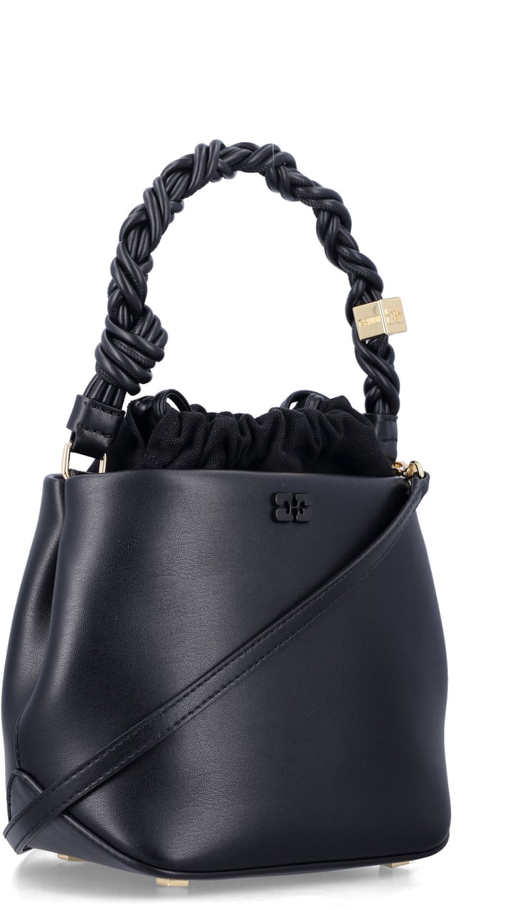 Ganni Bou Bucket Nero Zwart