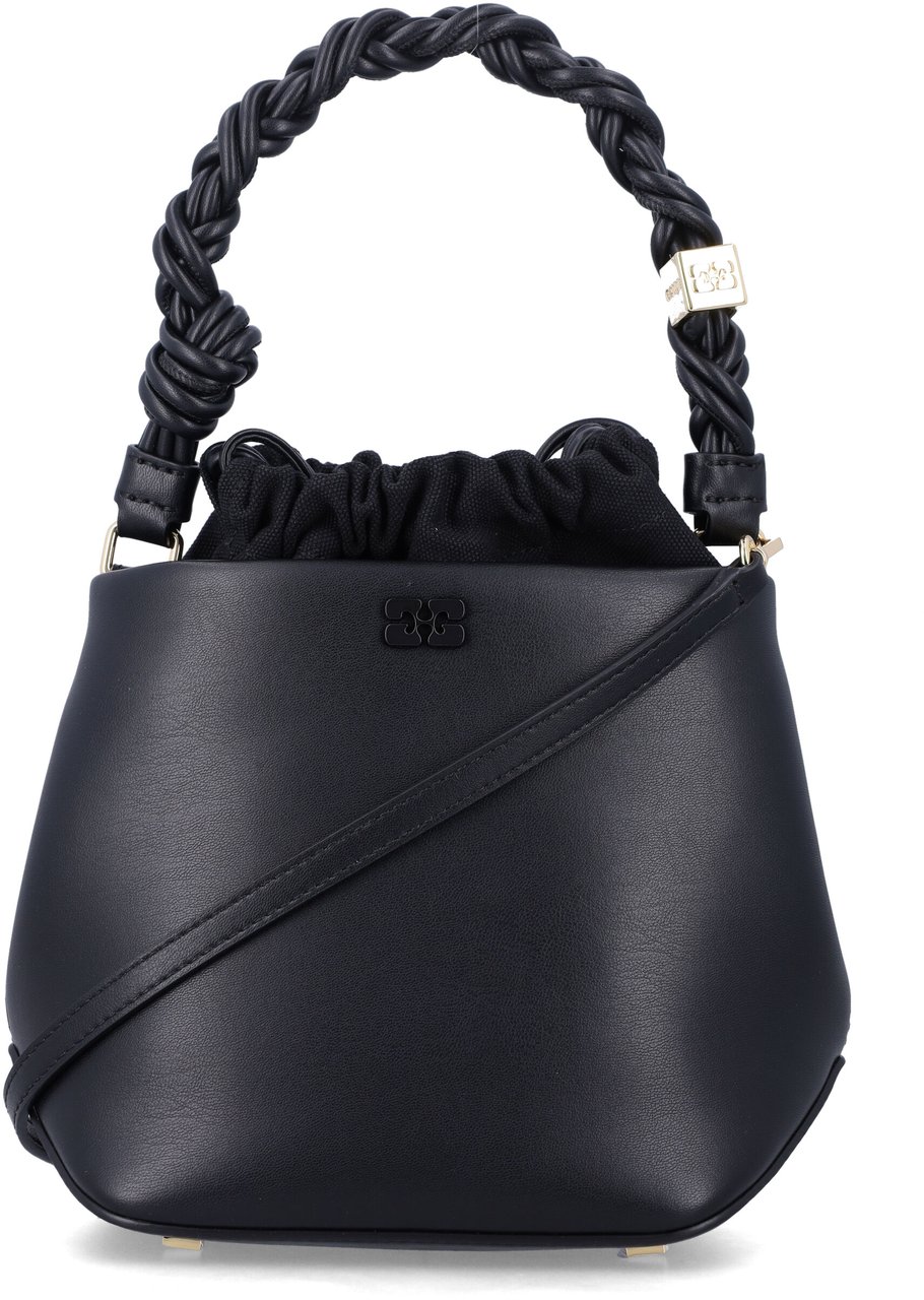 Ganni Ganni black Bou bucket bag Zwart