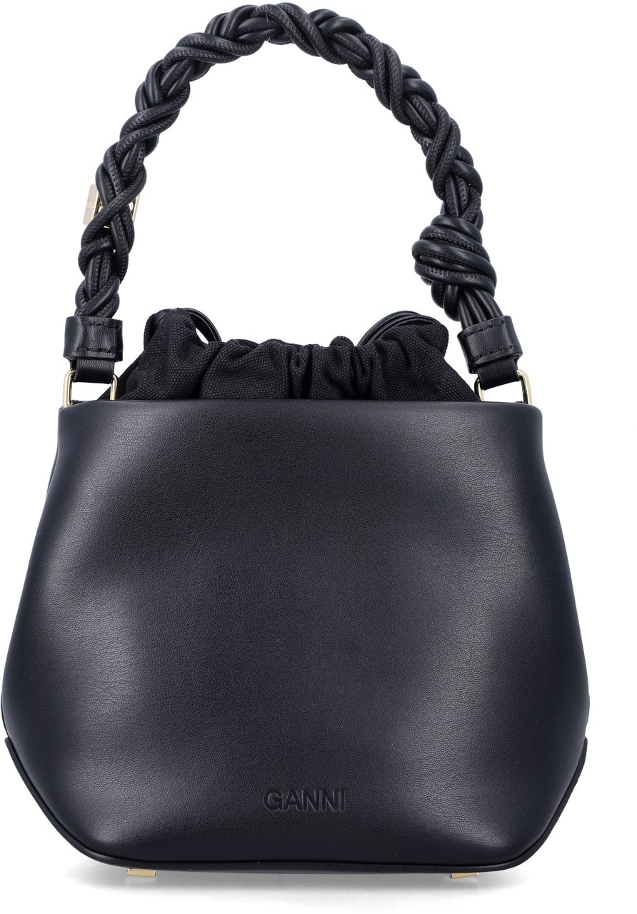 Ganni Ganni black Bou bucket bag Zwart