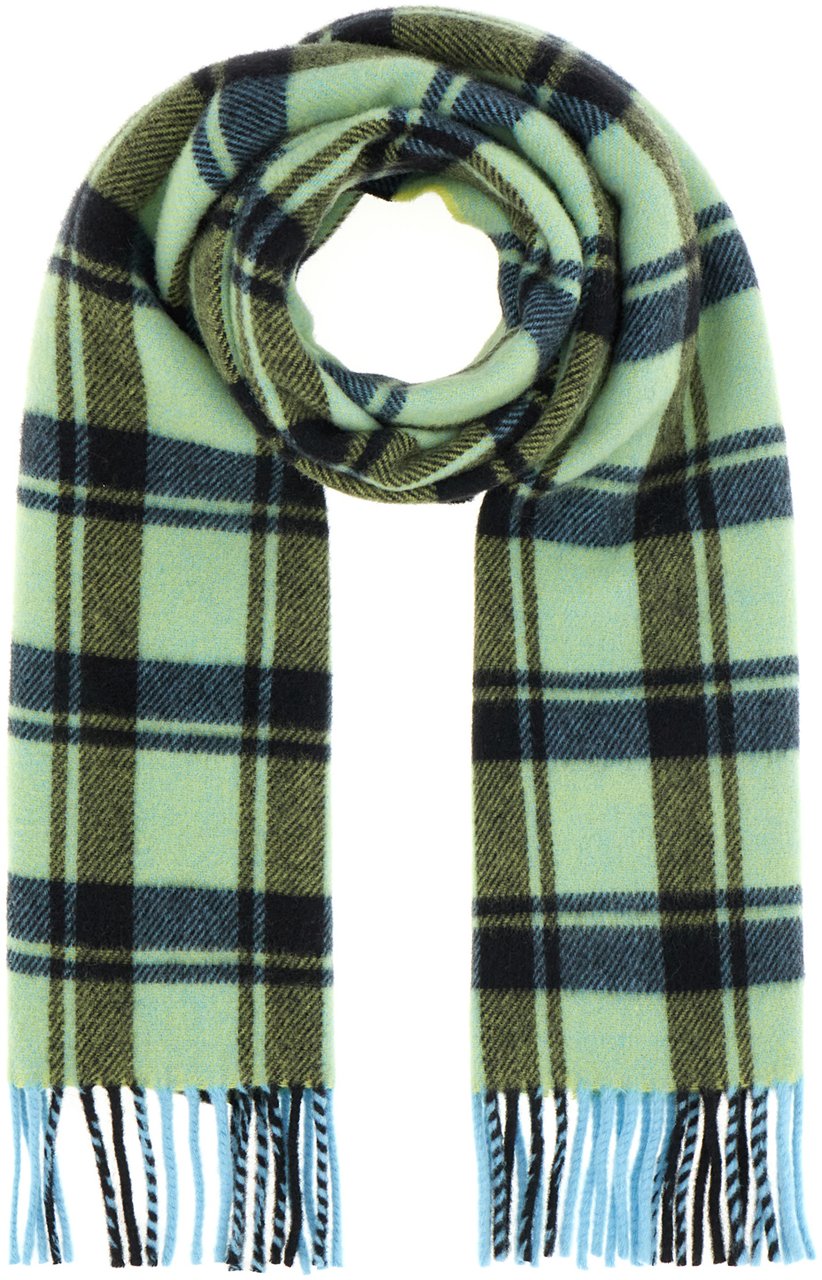 Ganni Ganni Embroidered wool scarf Divers