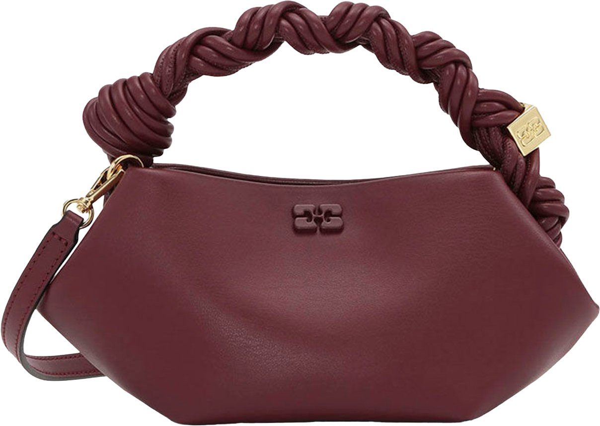 Ganni Bags Burgundy Maroon