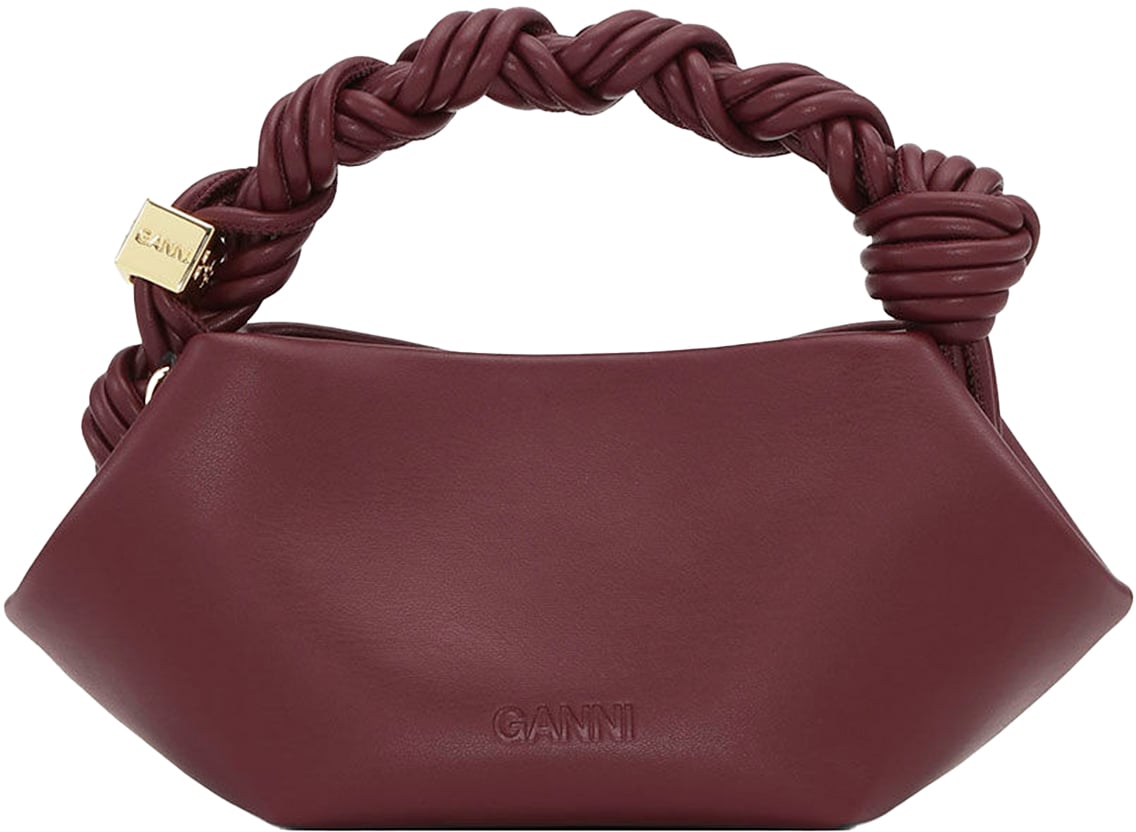 Ganni Bags Burgundy Maroon