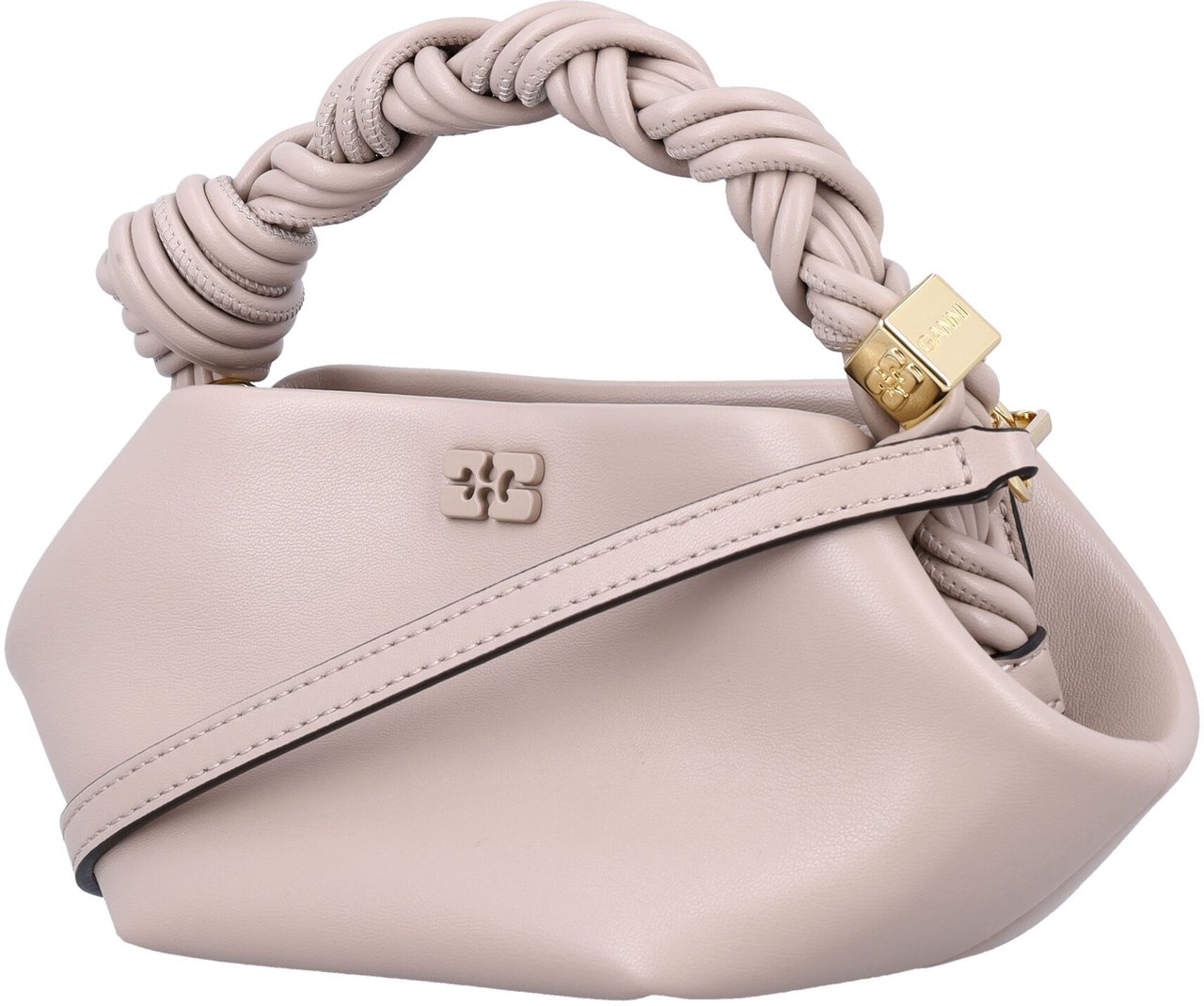 Ganni Bou Bag Mini Oyster Grey Grijs