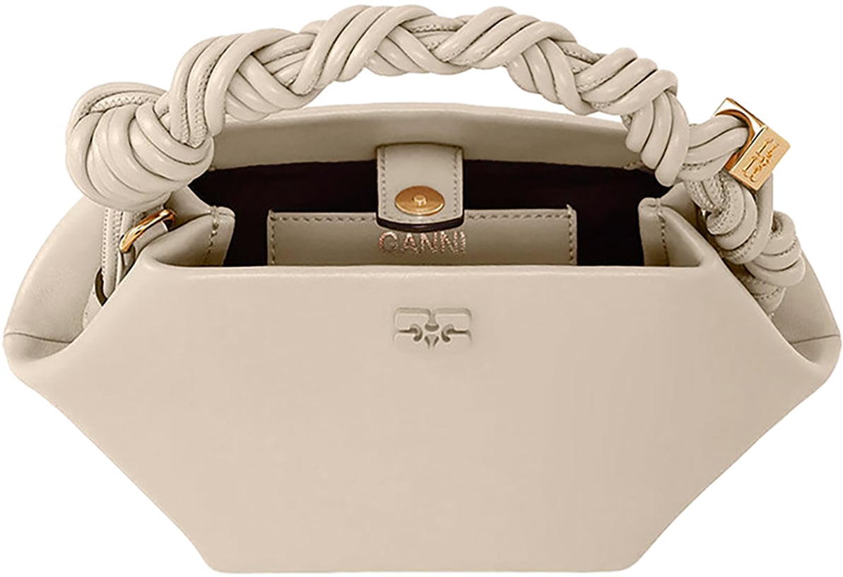 Ganni Bags Oyster Gray Grijs
