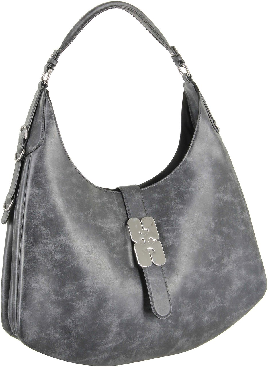 Ganni Kat Large Vintage Grijs