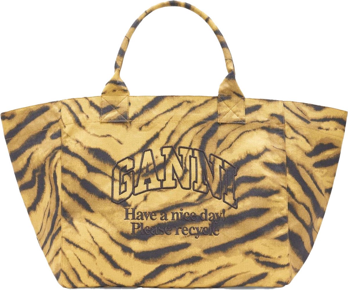 Ganni Dames Shopper XXL Neutraal