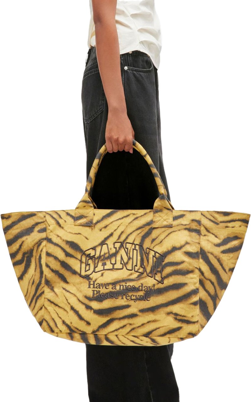 Ganni Bags Kaki Bruin