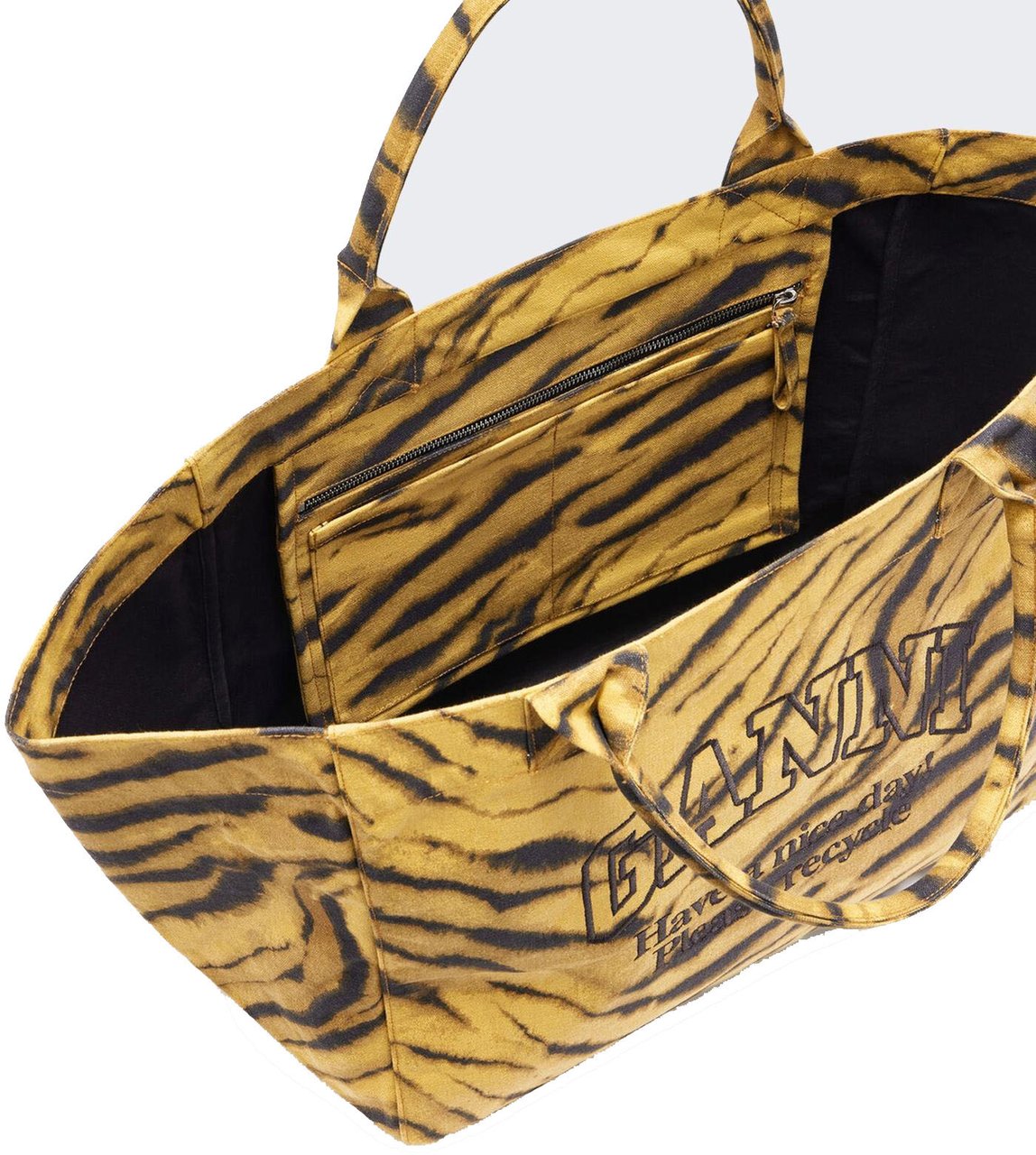 Ganni Dames Shopper XXL Neutraal