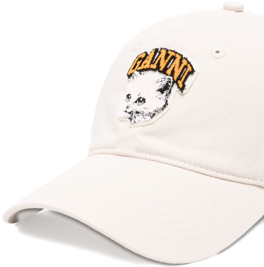 Ganni Hats Beige Beige