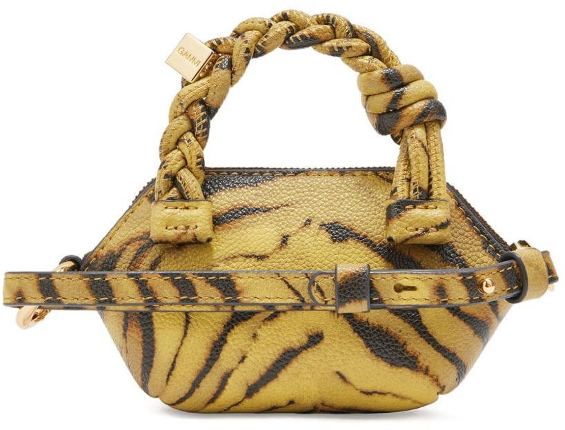 Ganni Bags Kaki Bruin