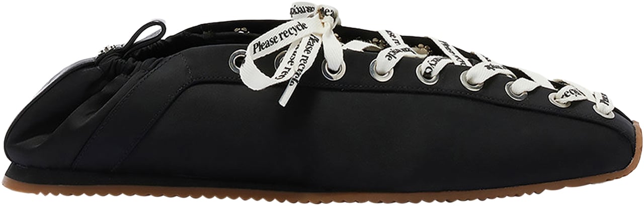 Ganni Flat Shoes Black Zwart