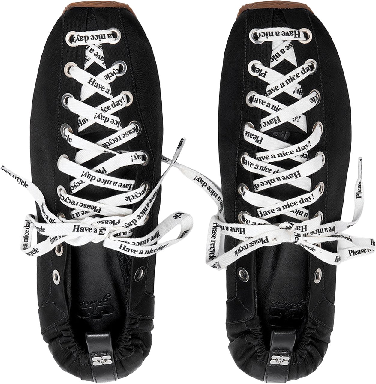 Ganni Flat Shoes Black Zwart