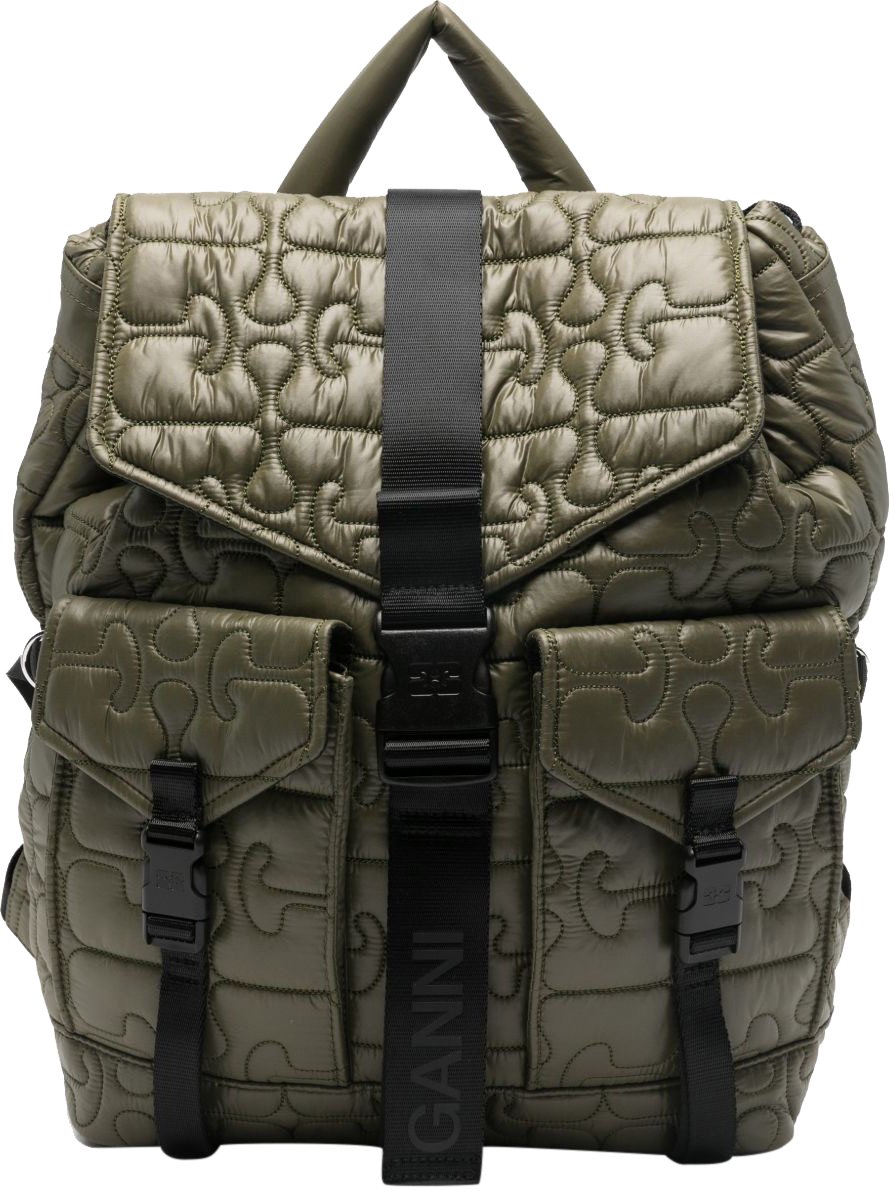 Ganni Bags Green Groen