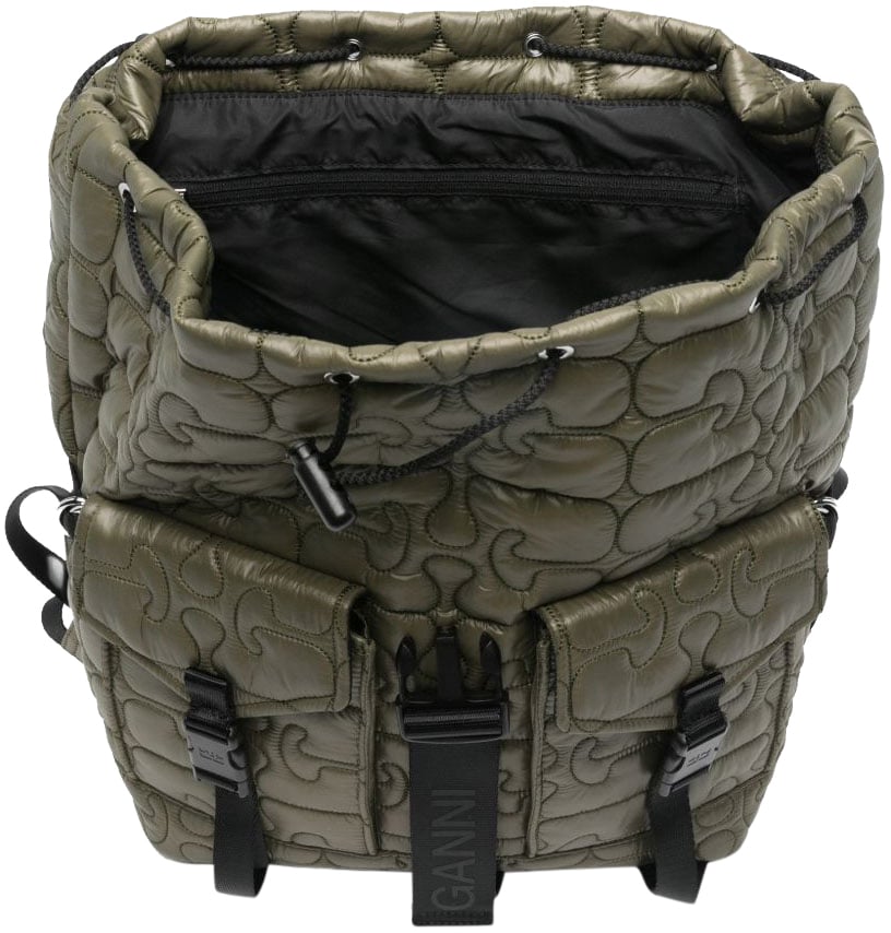 Ganni Bags Green Groen