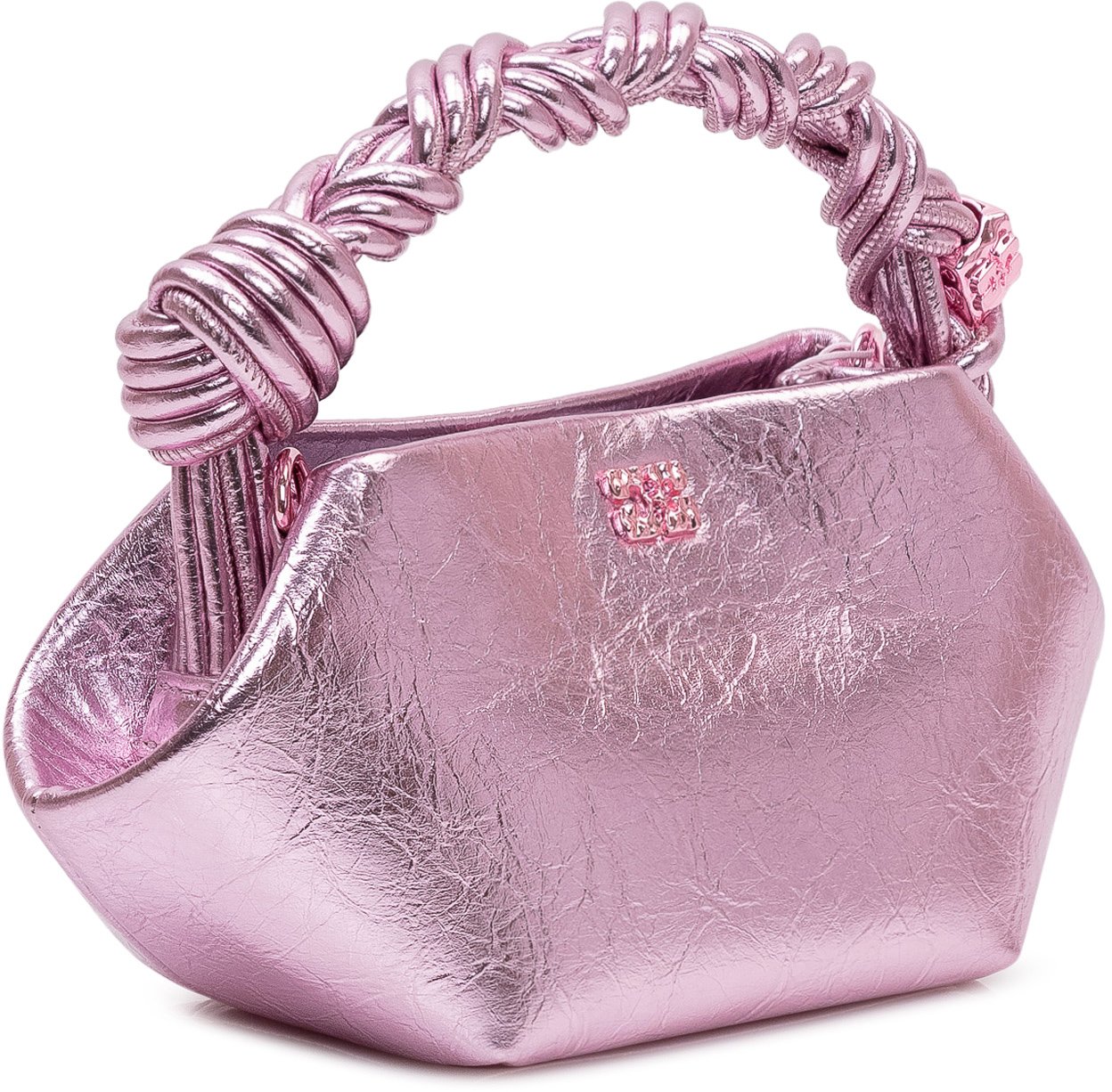 Ganni Bou Mini Crushed Roze