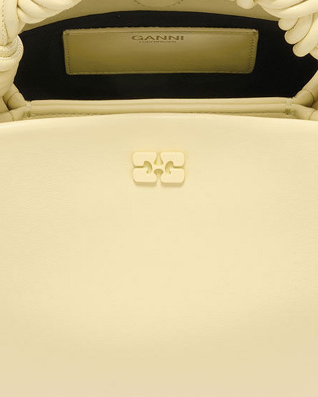 Ganni Bags Yellow Cream Geel