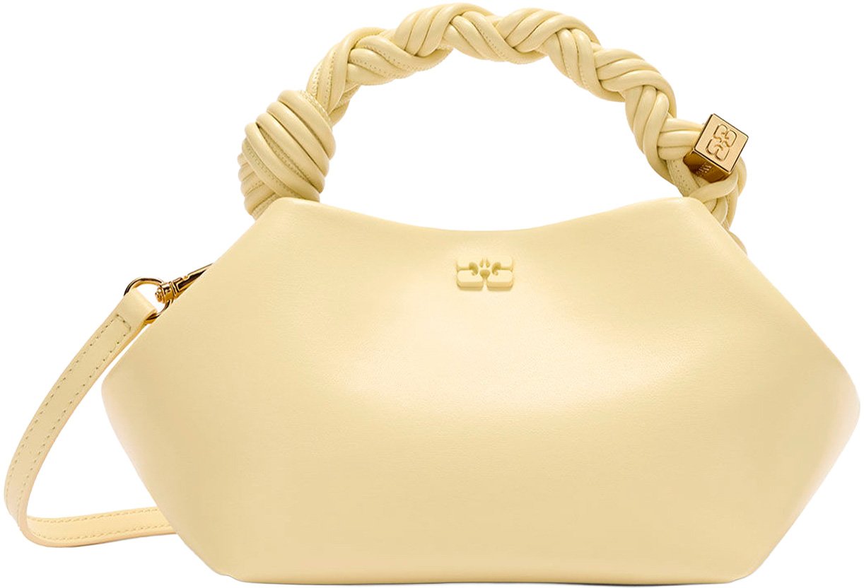 Ganni Bags Yellow Cream Geel