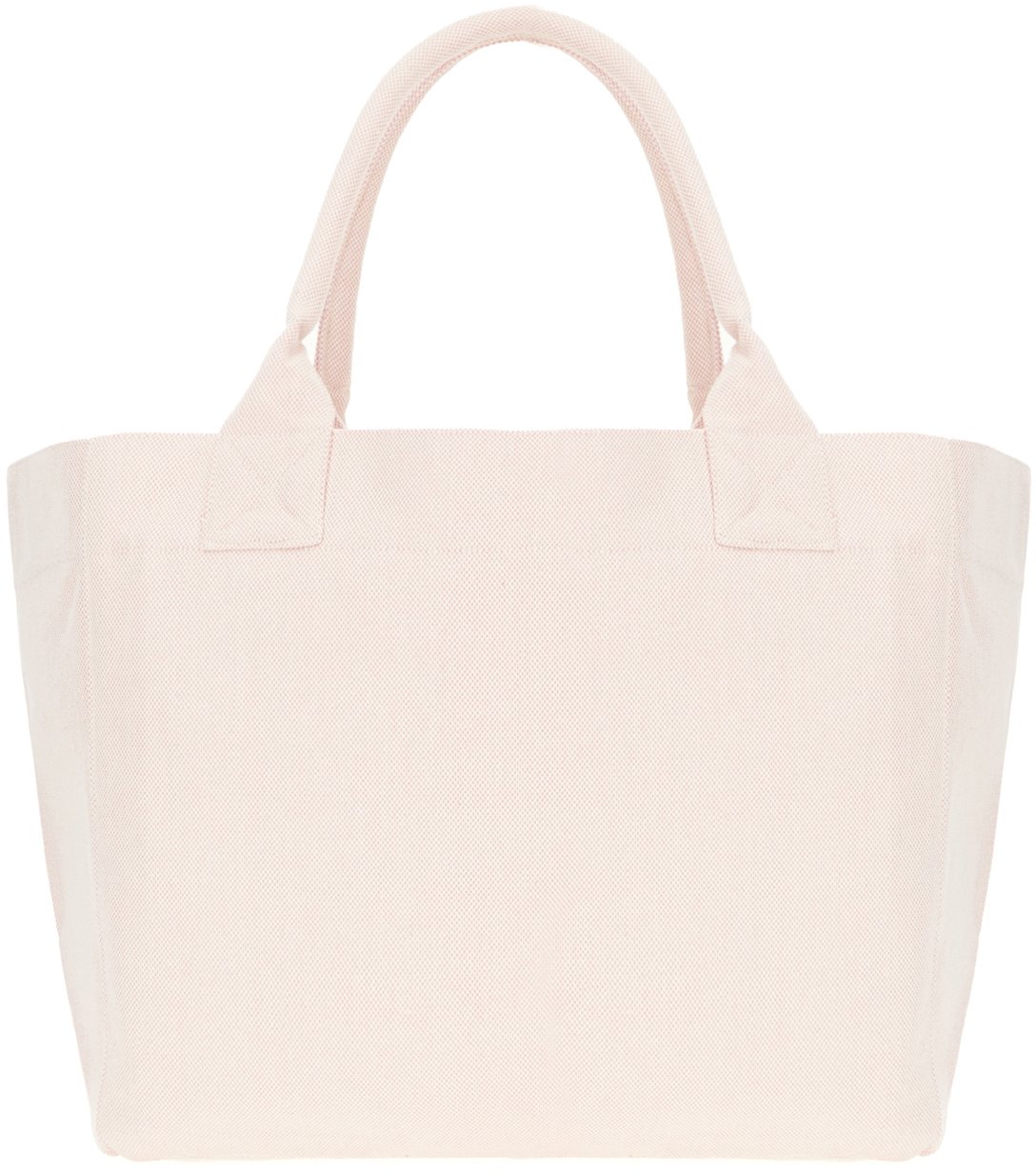 Ganni Pink canvas shopping bag Roze