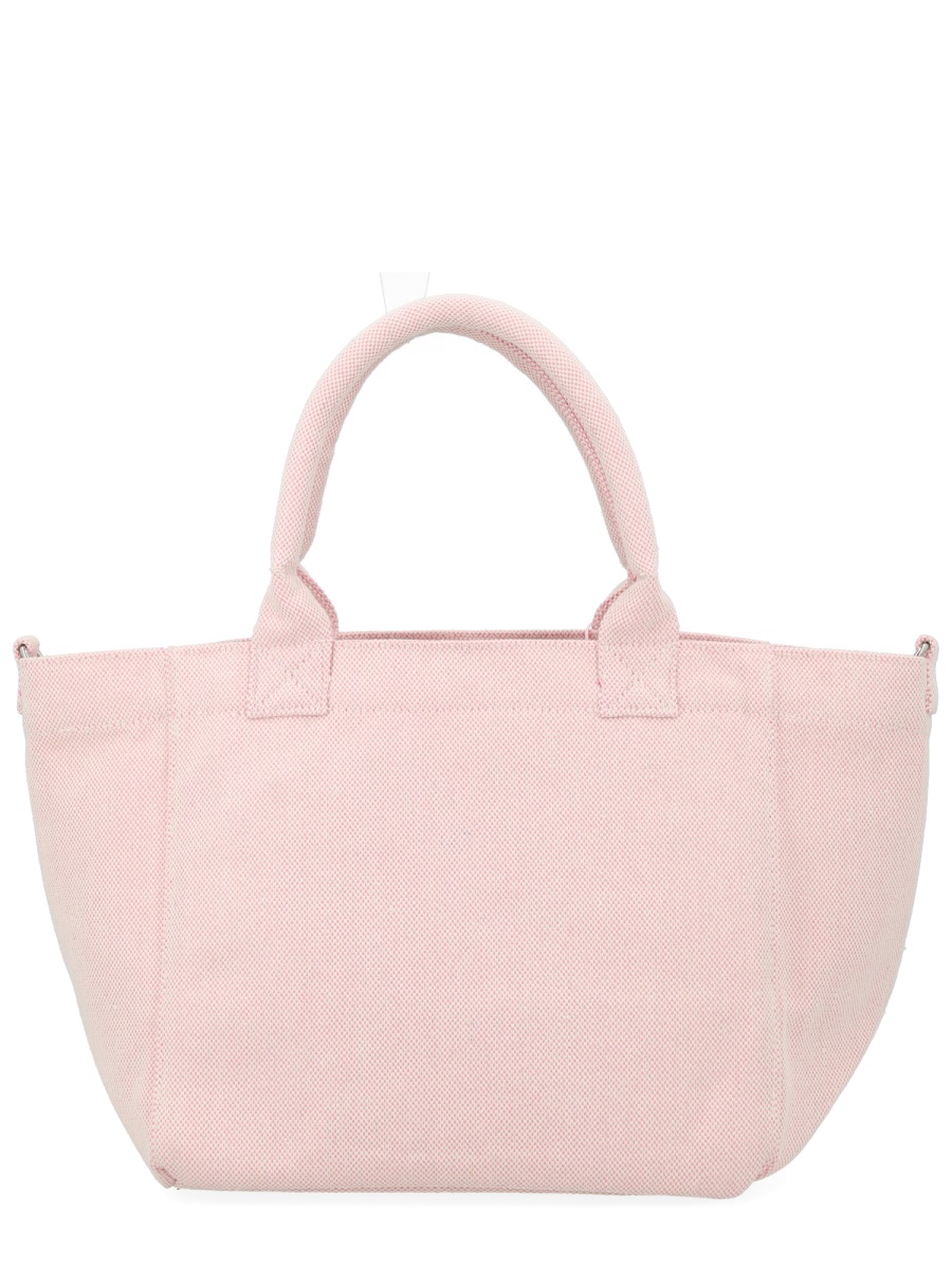 Ganni Pink Playful Raspberry Graphic Tote Bag Neutraal