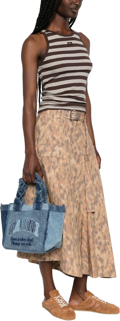 Ganni Bags Blu Blauw